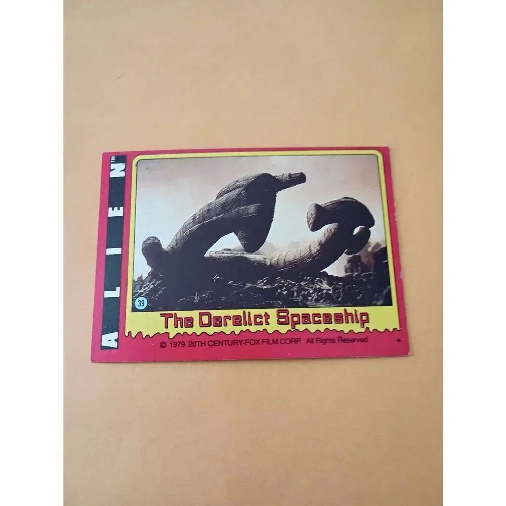 Vintage Collectible 1979 Alien Trading Card #39 20th Century Fox Raw Ungraded